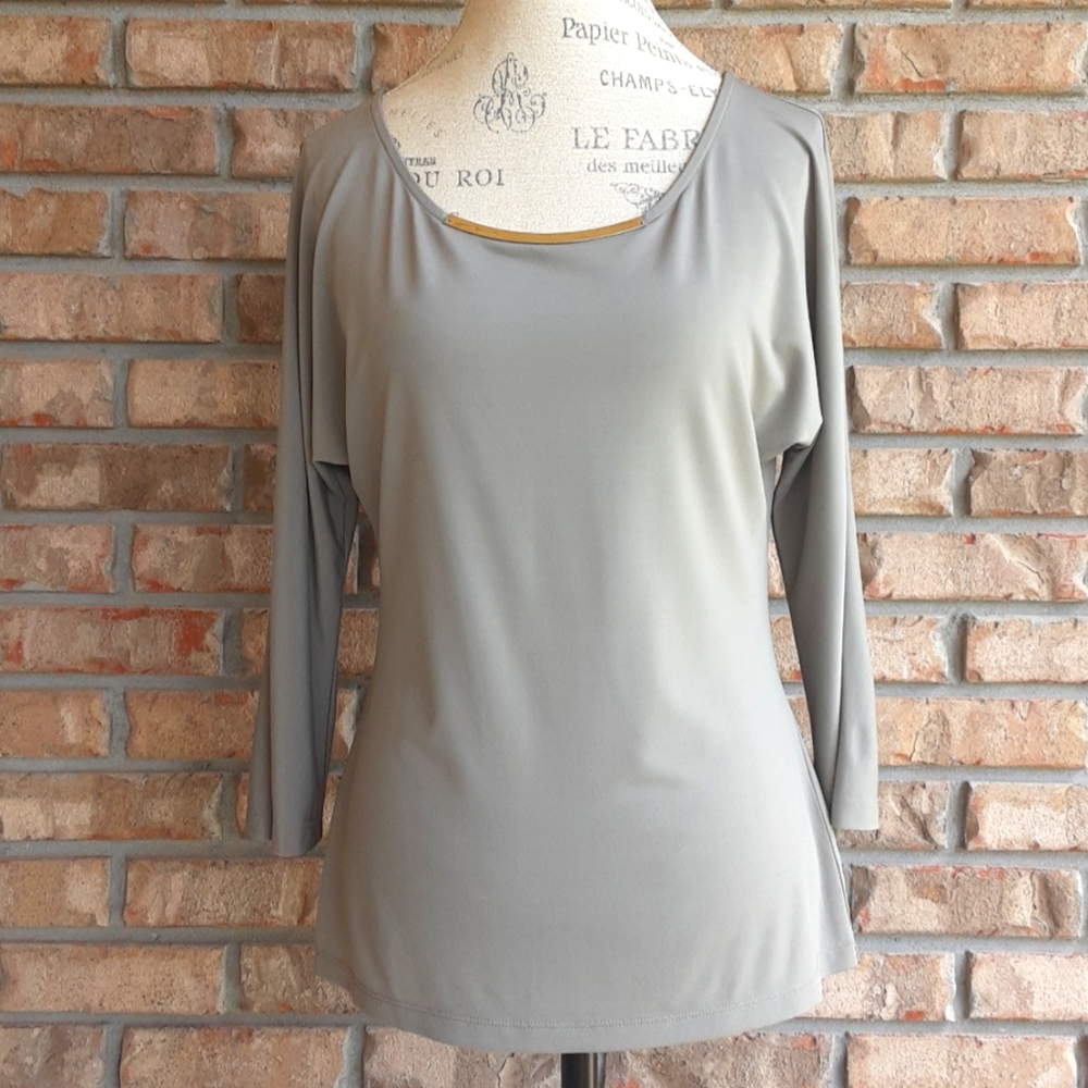 Lafayette 148 New York Dolman Sleeve Blouse Size Medium.